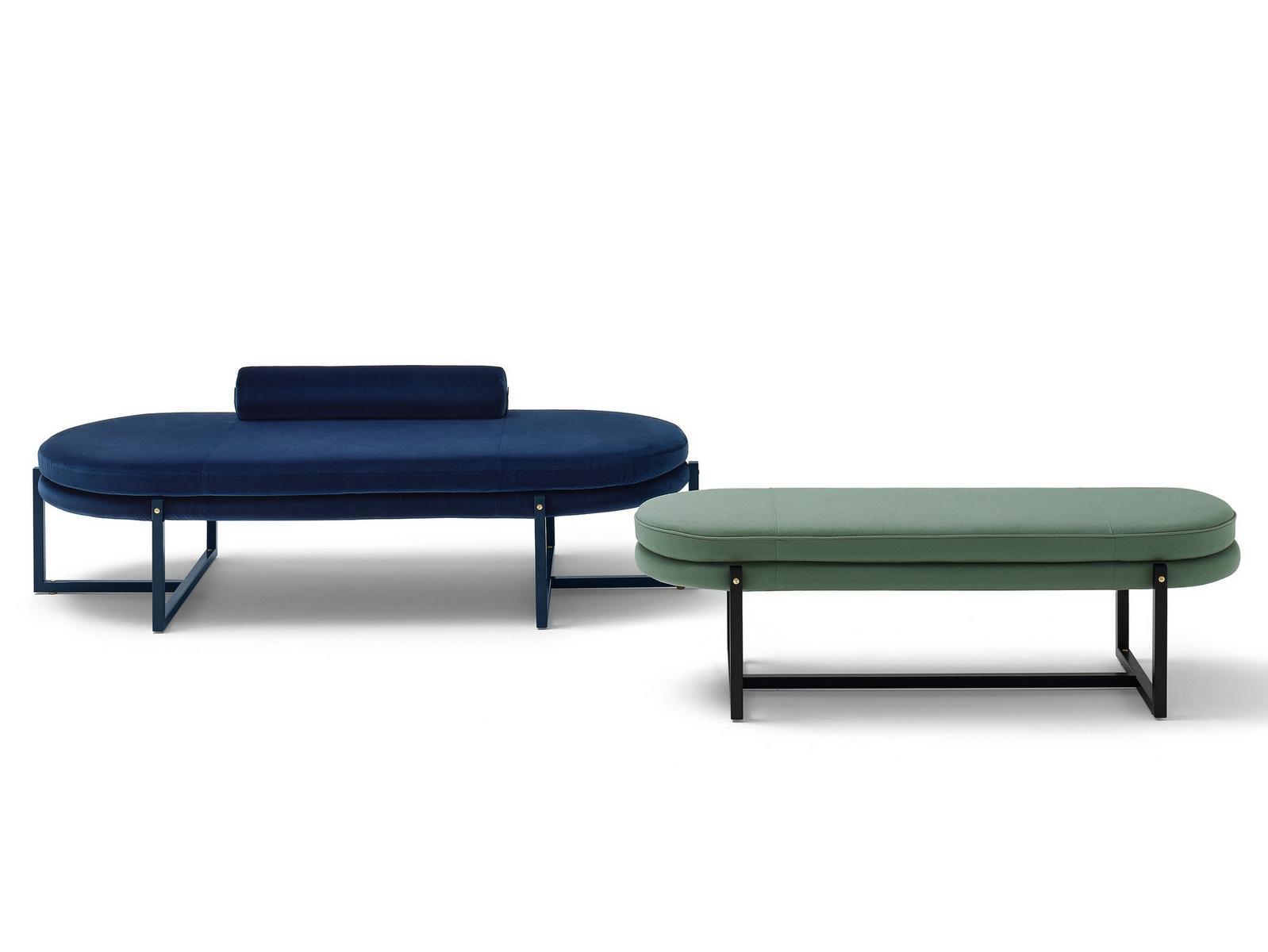 SIGMUND Upholstered fabric bench