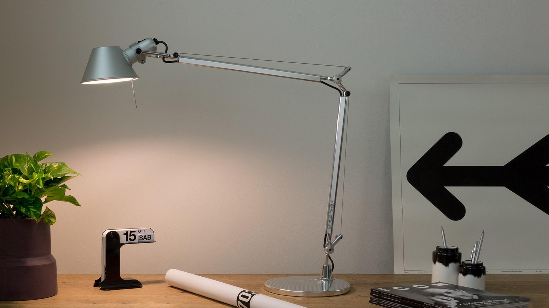 TOLOMEO Direct light aluminium table lamp