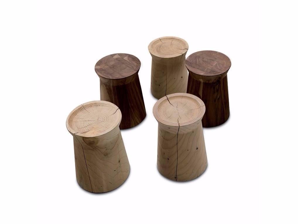 DAMA Round solid wood coffee table