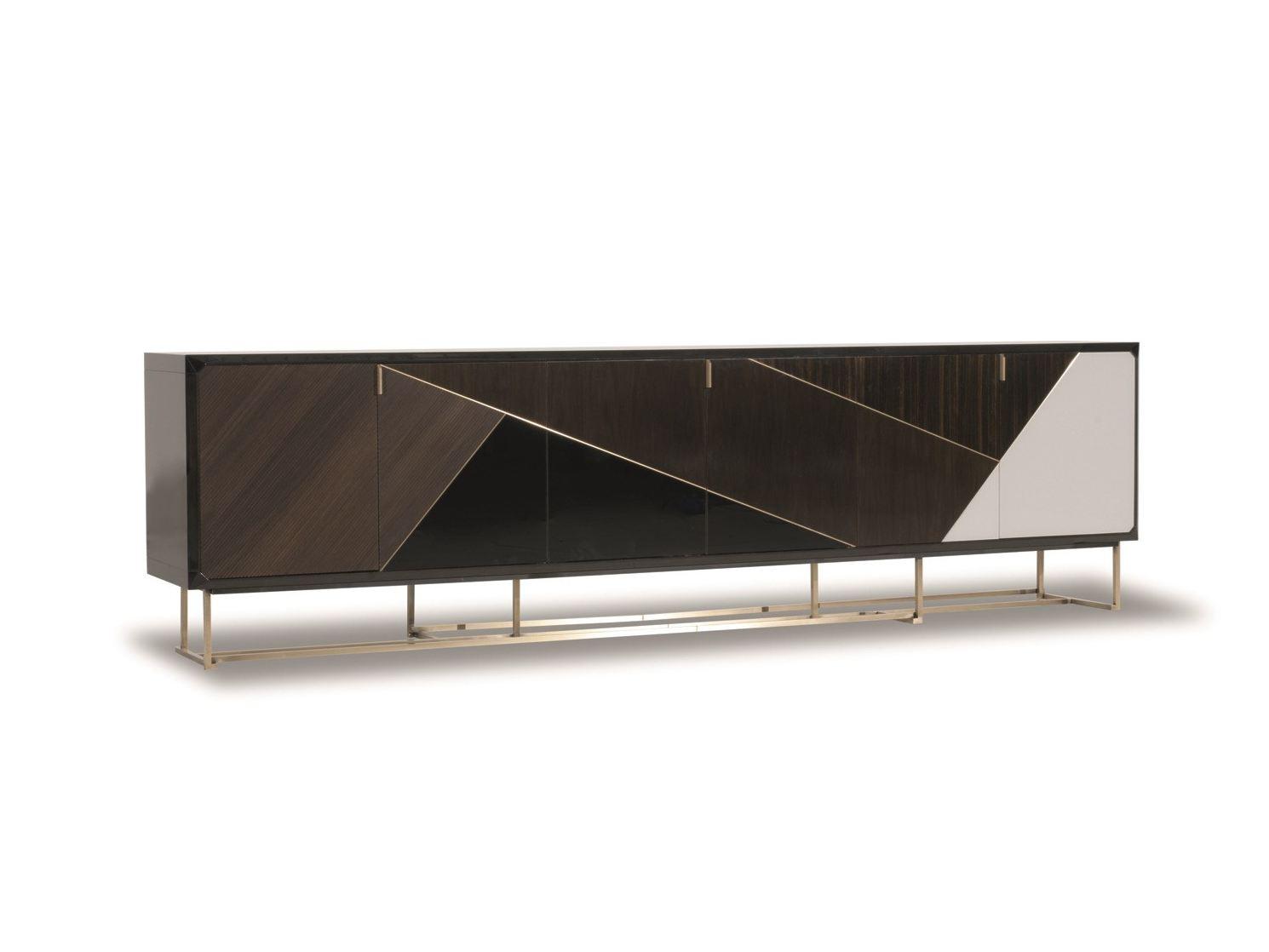 WIREFRAME Wooden sideboard