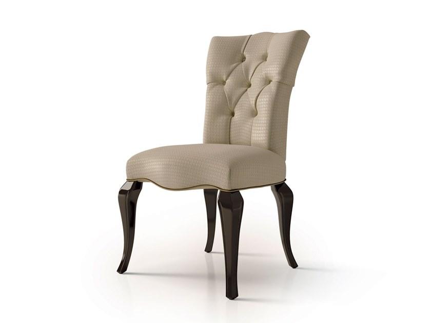 5019 Tufted upholstered fabric chair