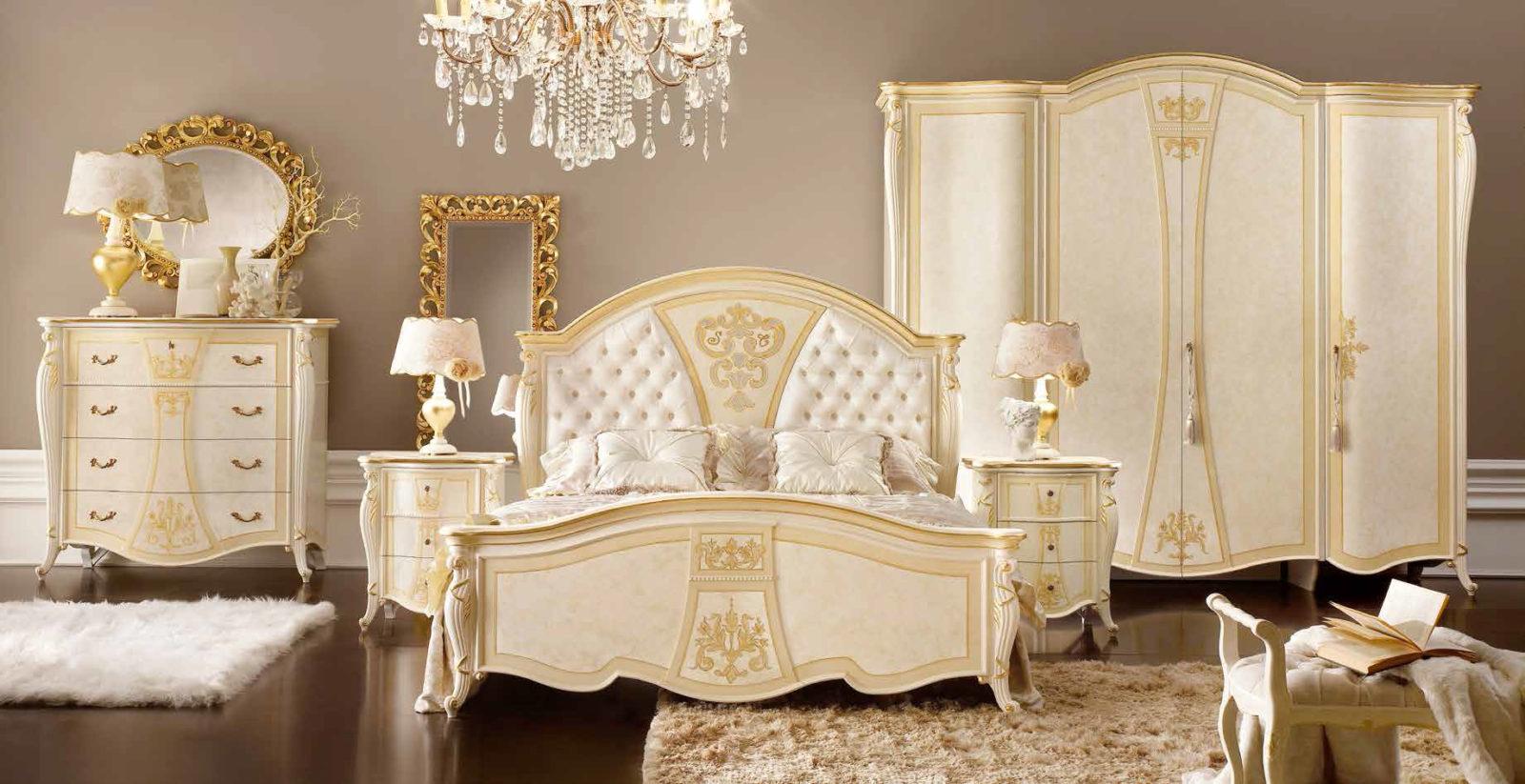 PRINCIPESSA Solid wood bedroom set in a classic style