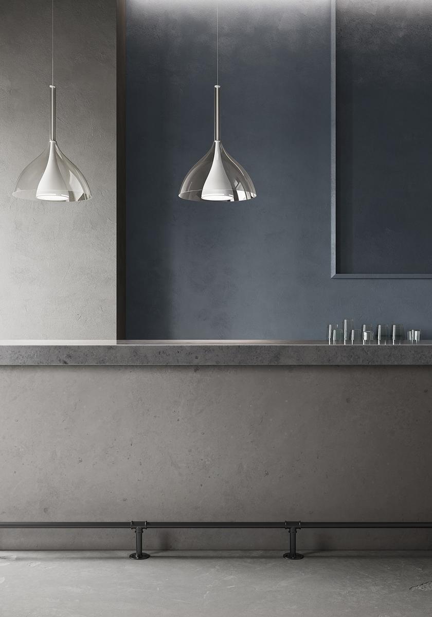 FLOOB Direct light plexiglass pendant lamp