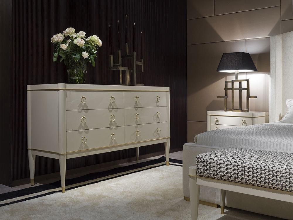 AMBRA Rectangular lacquered chest of drawers