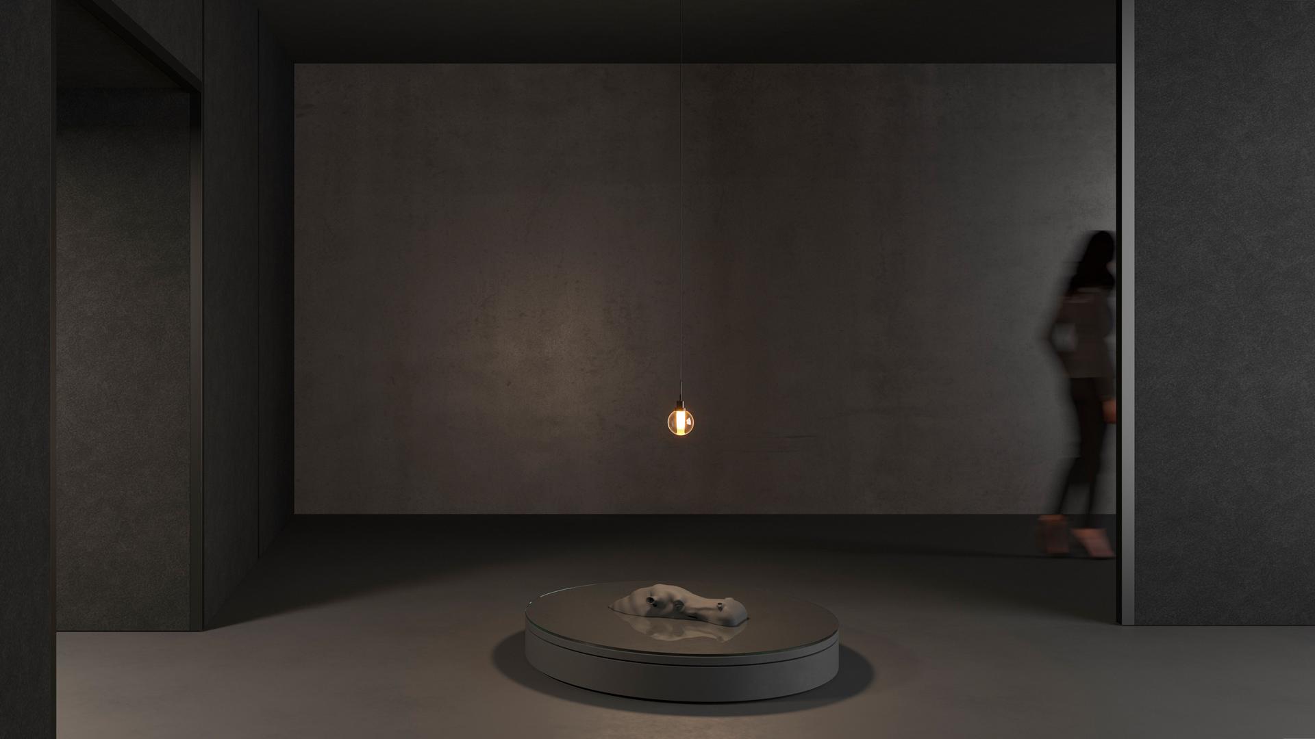 ALASKA BIG LED glass pendant lamp
