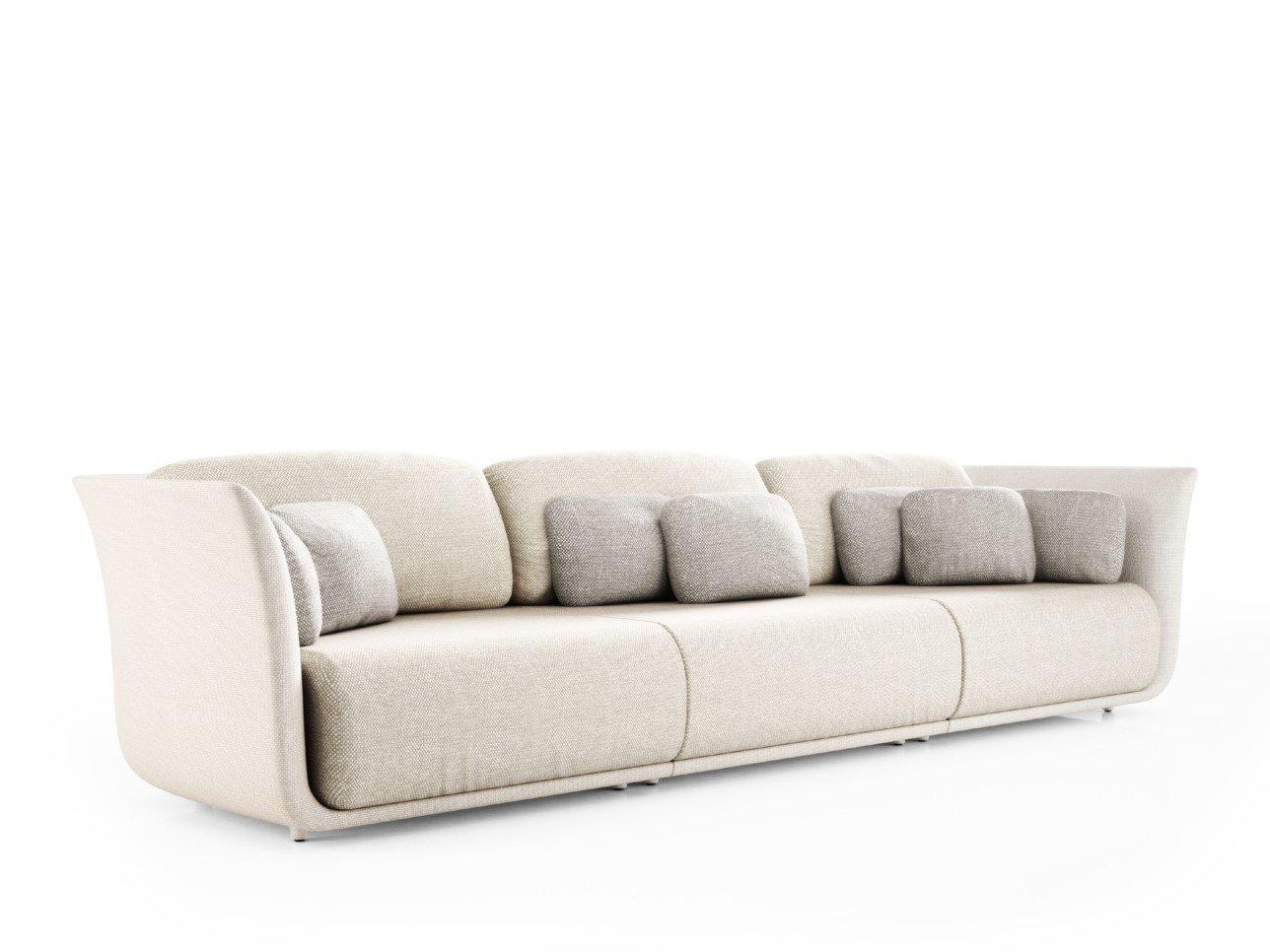 SUAVE Modular fabric garden sofa