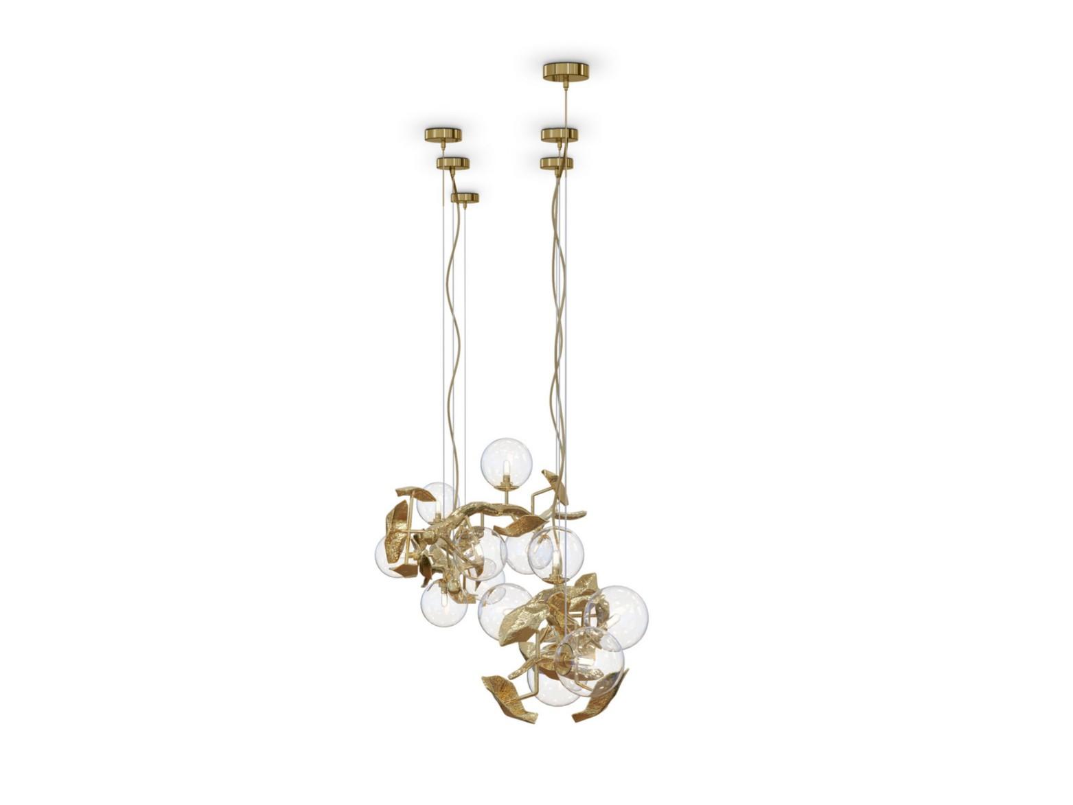 HERA Brass pendant lamp