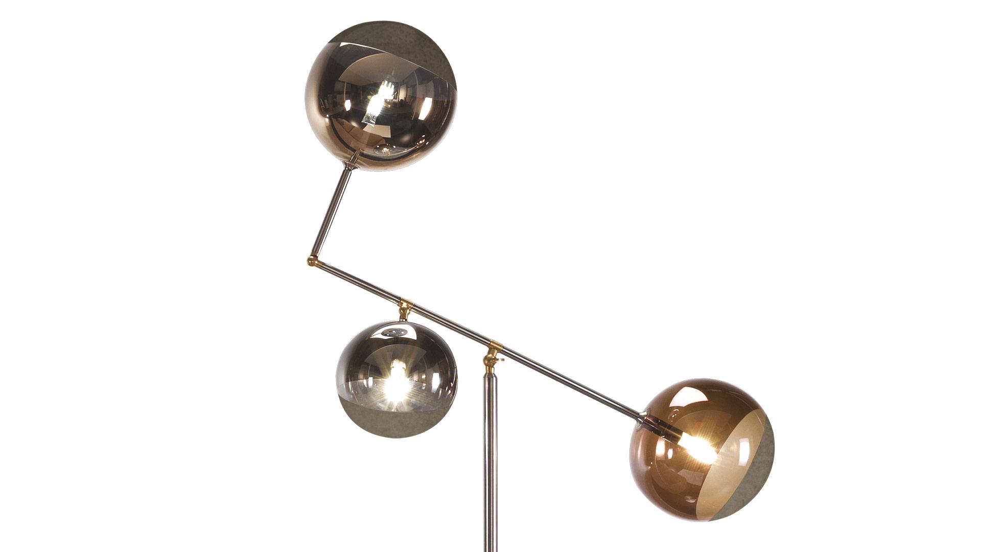 BULLES XL LED adjustable Borosilicate glass floor lamp