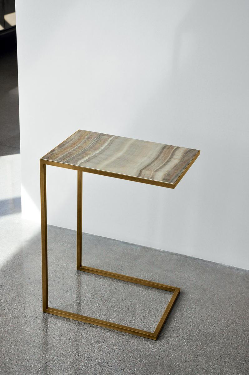 QUADRO Rectangular ceramic side table