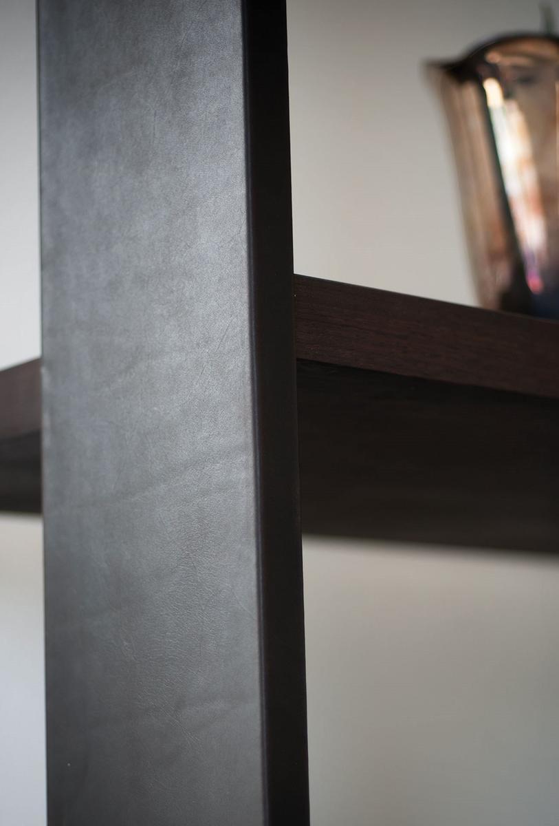 BOURGEOIS Open freestanding wooden bookcase