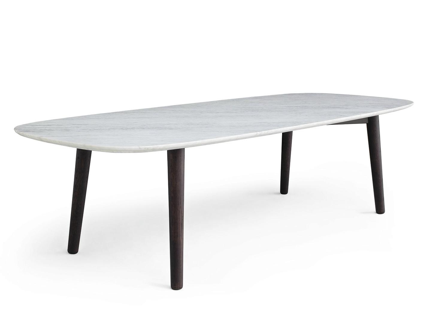 MAD DINING TABLE Rectangular marble table