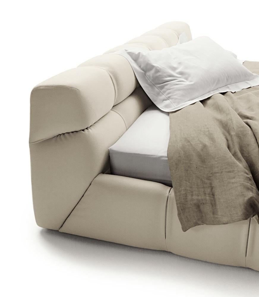 TUFTY BED Fabric storage bed