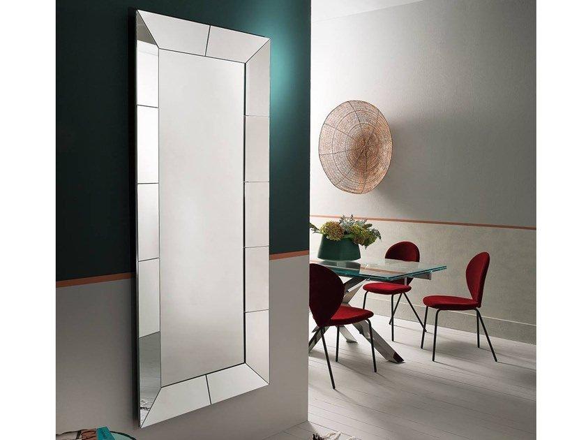 CUBE Rectangular wall-mounted framed mirror