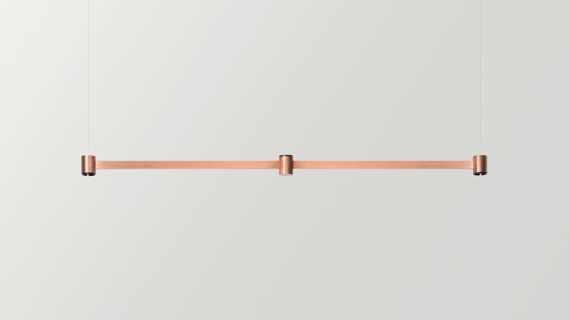 ART SURFACE DIRECT &AMP; INDIRECT LED direct-indirect light brass pendant lamp