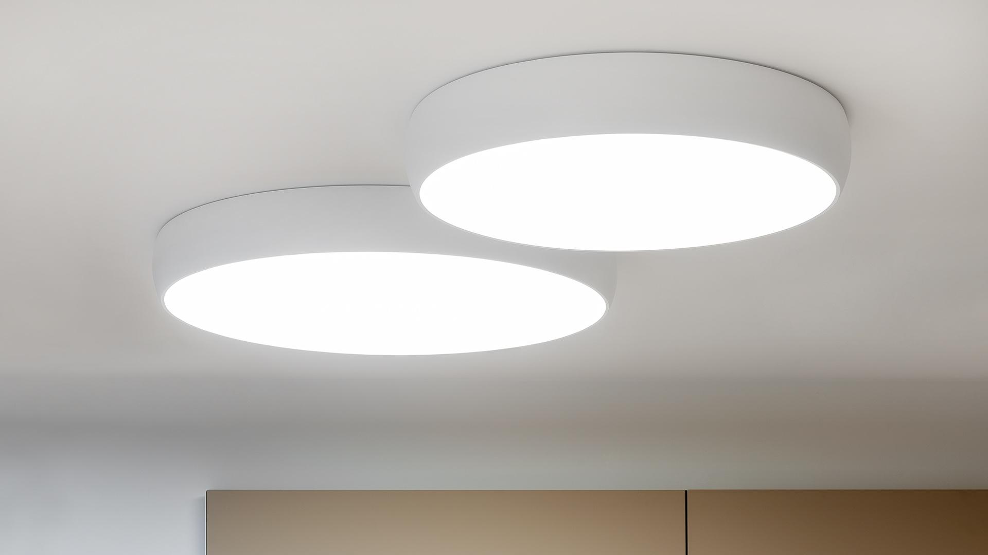 DRUM 70 LED ceiling lamp with dimmer