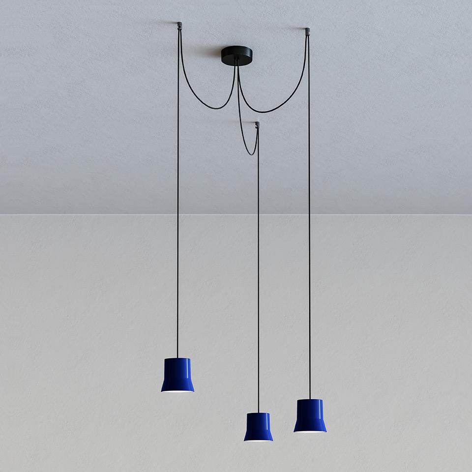 GIÒ LIGHT CLUSTER LED direct light aluminium pendant lamp