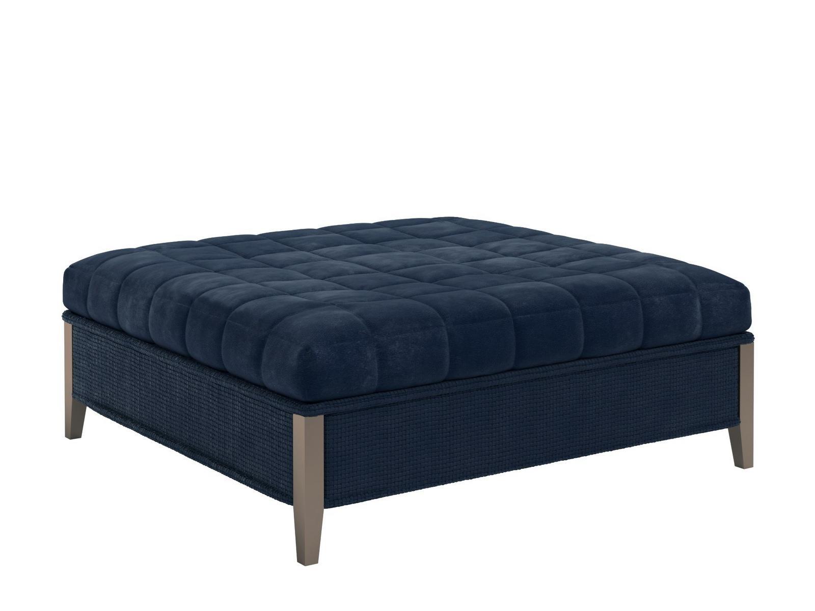 OYSTER Leather pouf