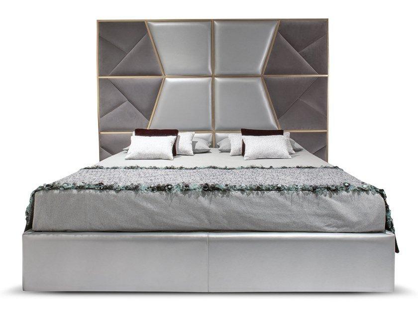 MONDRIAN Double bed with upholstered headboard