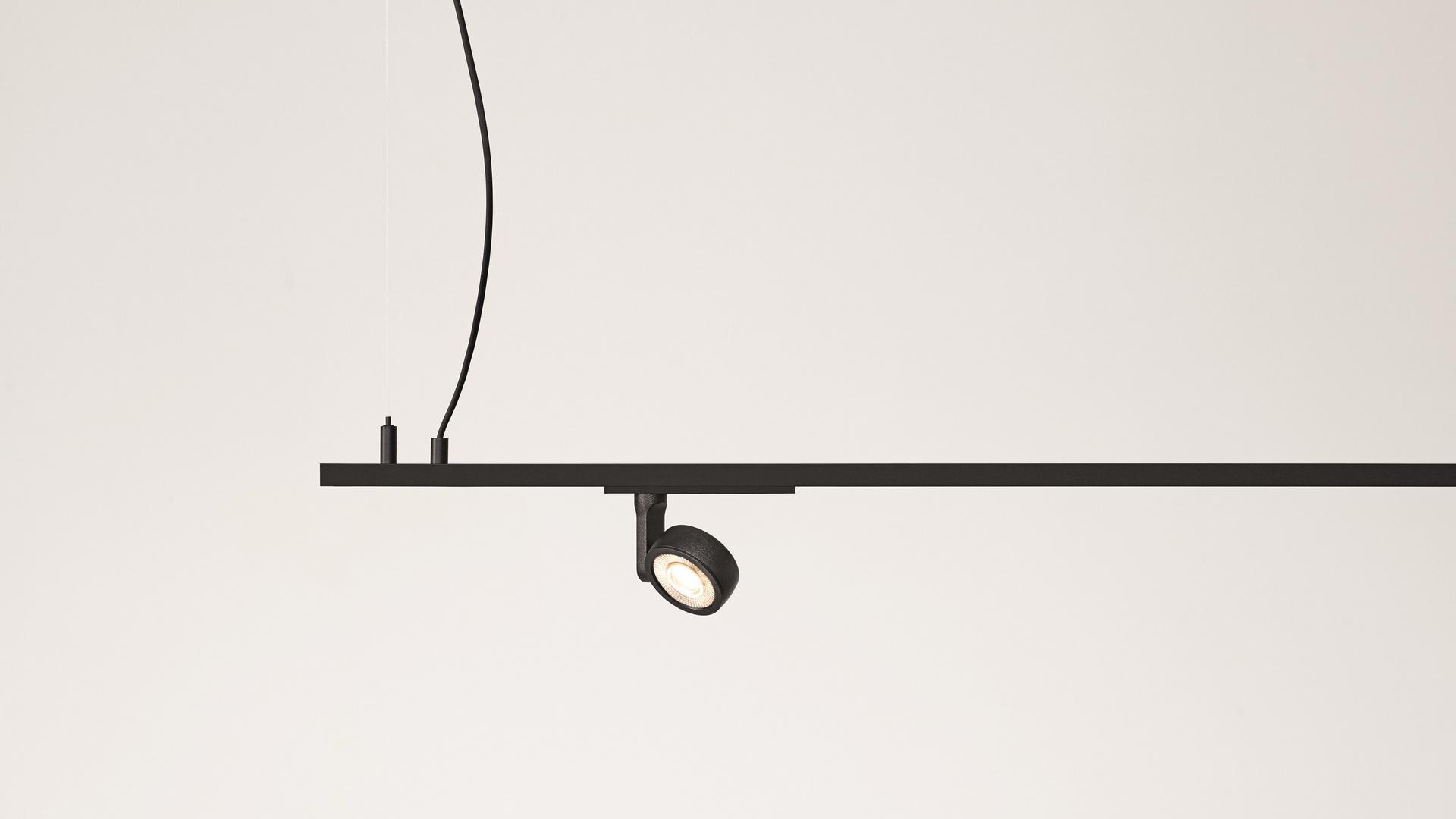 MINIMAL TRACK SUSPENSION LED Anodized aluminium track-Light