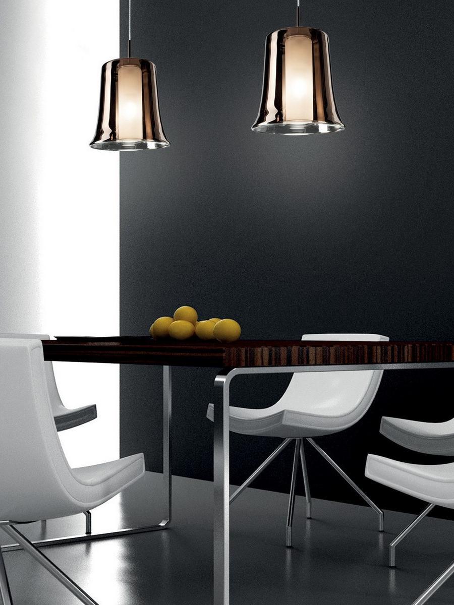 CLOCHE S LED Borosilicate glass pendant lamp
