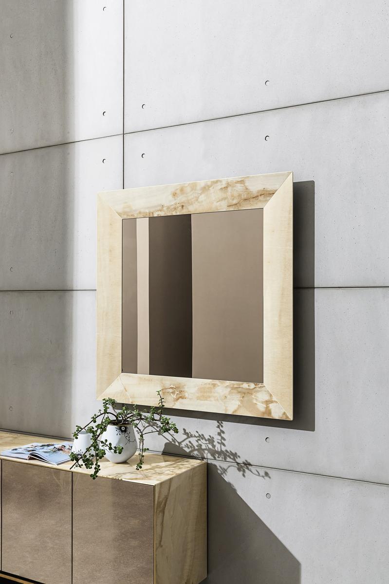 DENVER Square framed mirror