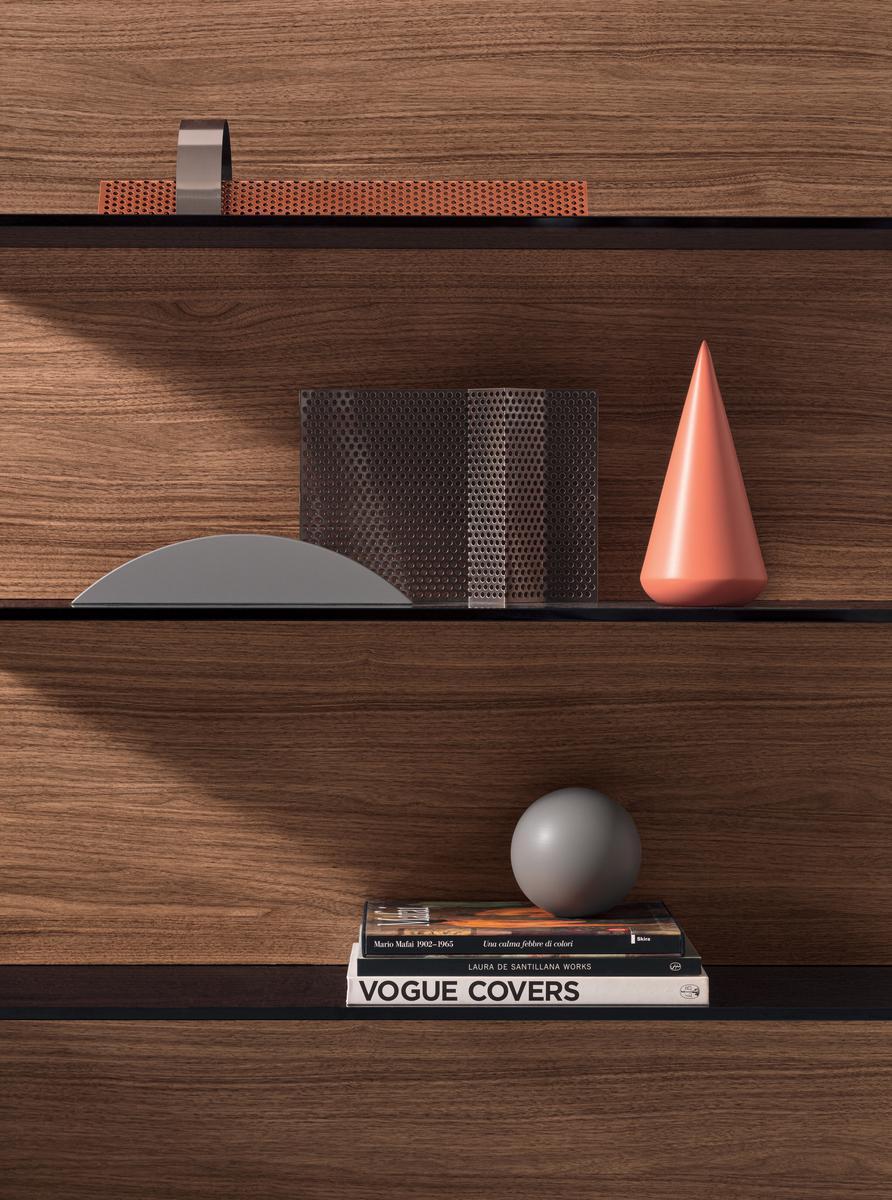 PEOPLE 02 Sectional wooden storage wall