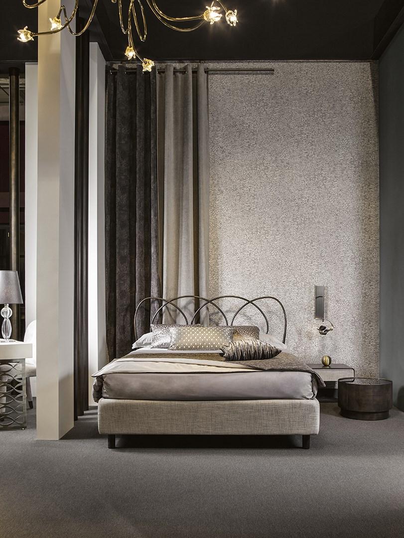 TAOLINO Rectangular metal bedside table