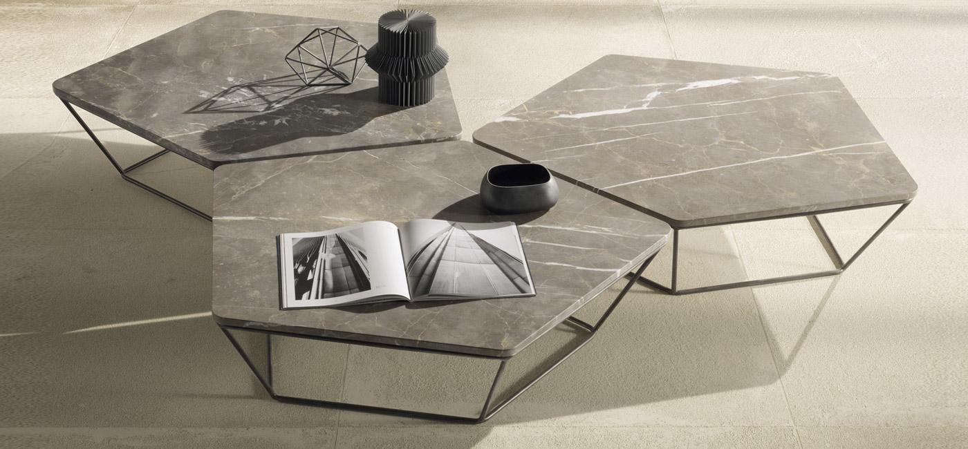 CHOCOLAT Low marble coffee table