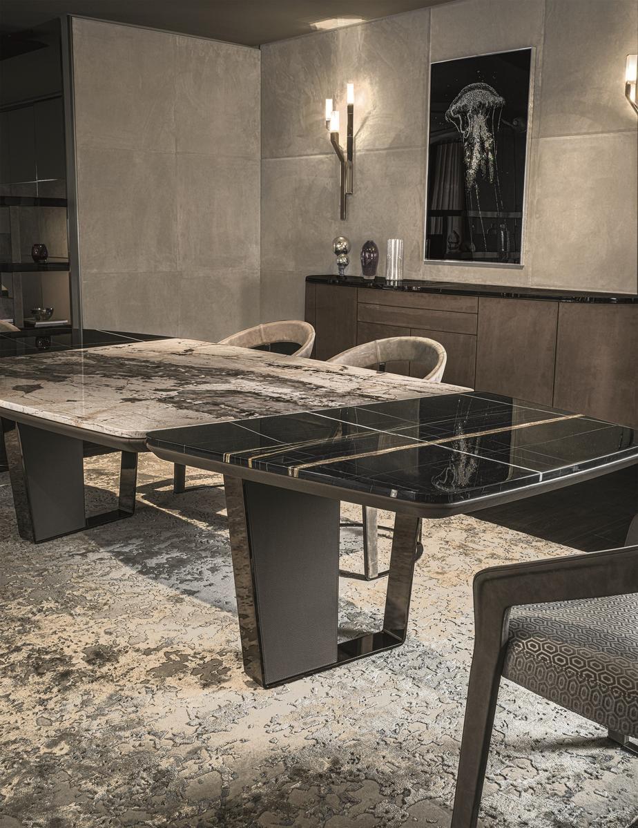 KEOPE Oval metal table