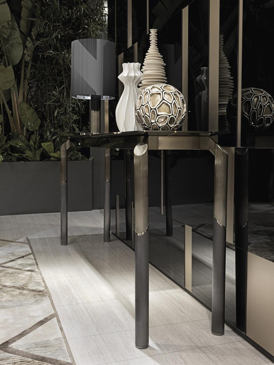 MILTON Rectangular marble console table