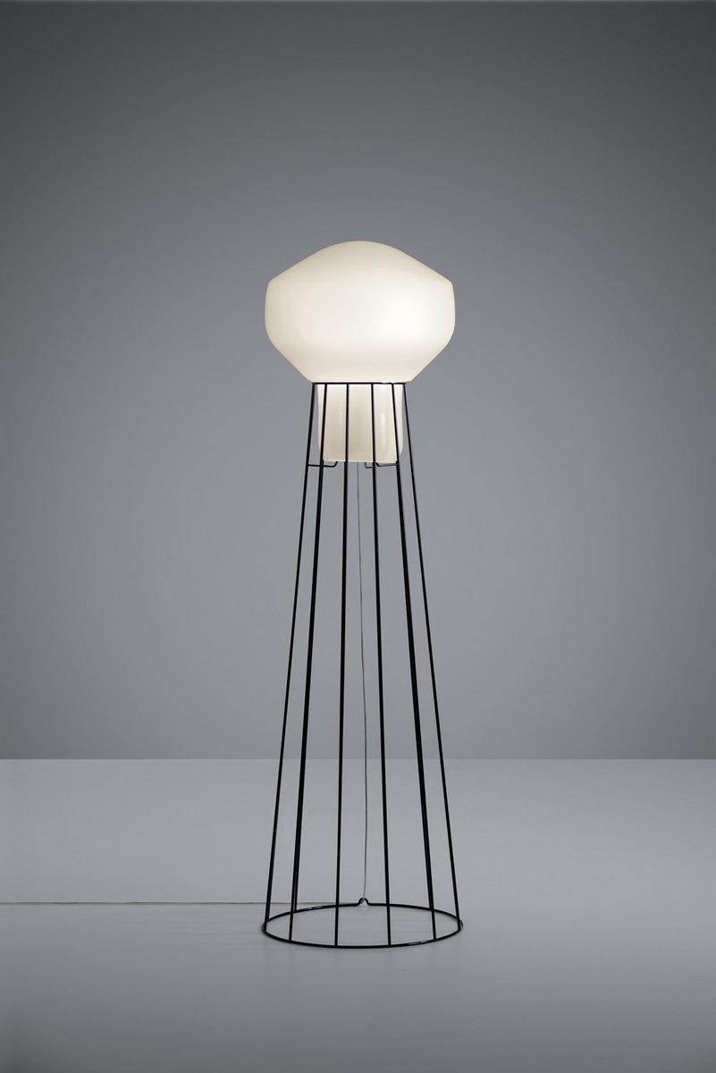 AÉROSTAT Blown glass floor lamp