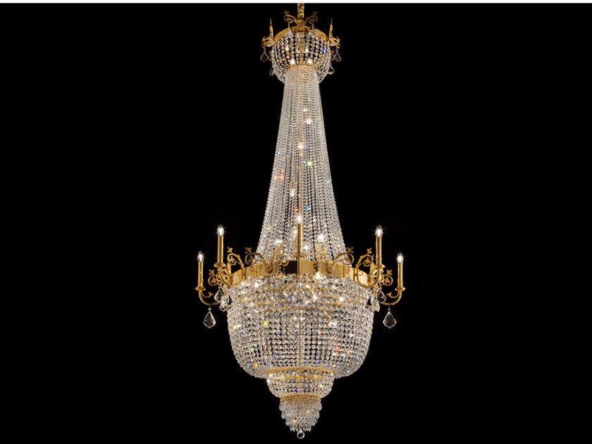 IMPERO &AMP; DECO VE 849 26 Incandescent pendant lamp with crystals