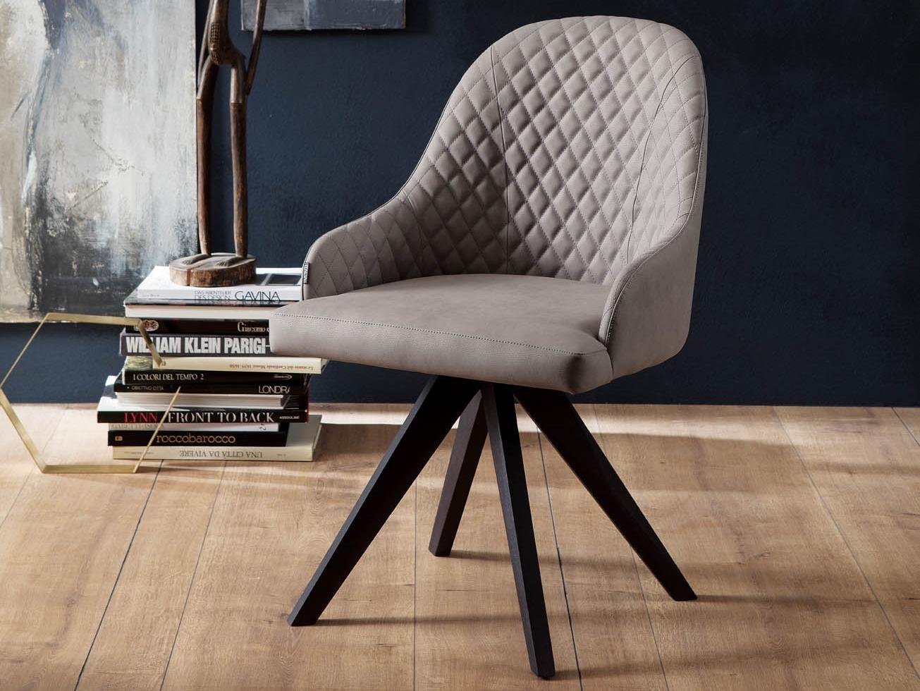 OLIMPIA Upholstered chair with armrests