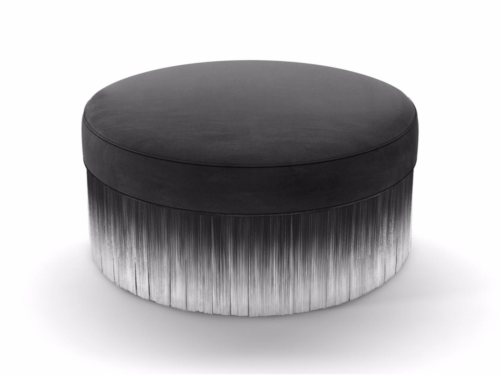 AMAMI Upholstered fabric pouf