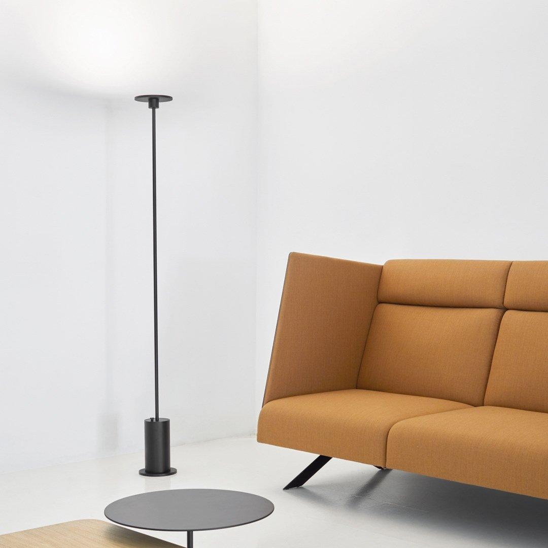UP LED aluminium floor lamp with dimmer