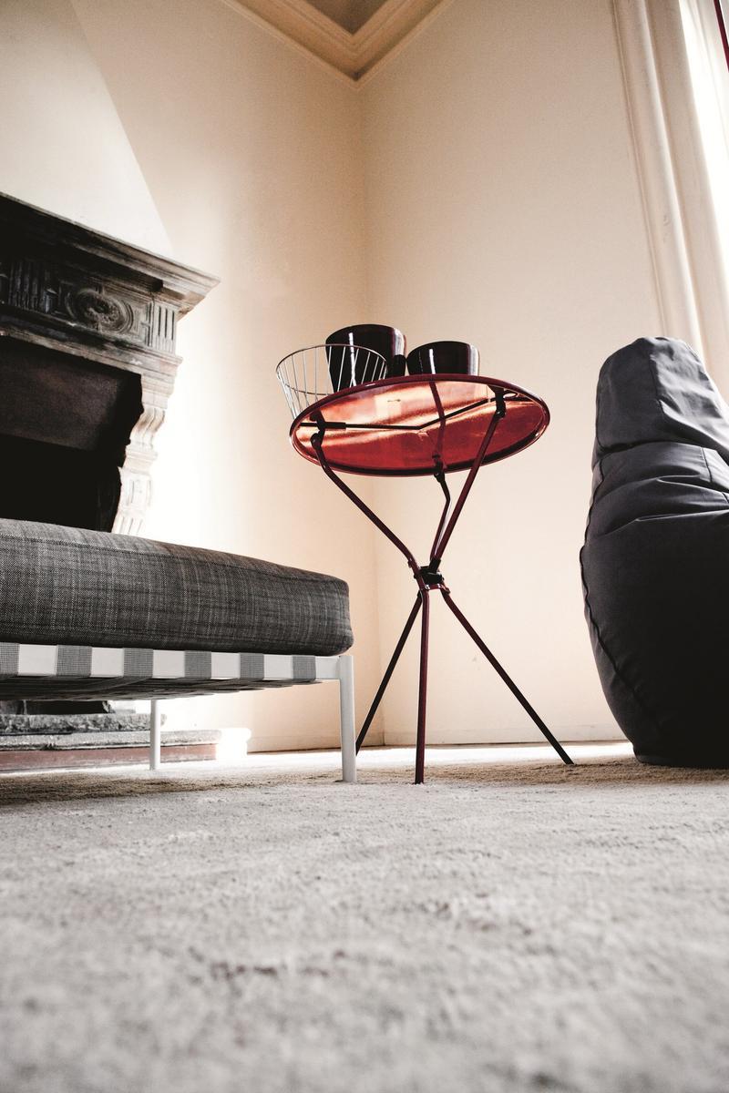 CUMANO Folding steel coffee table