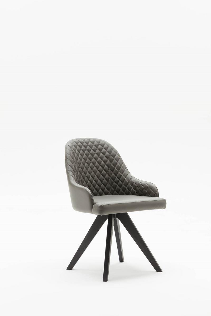 OLIMPIA Upholstered chair with armrests