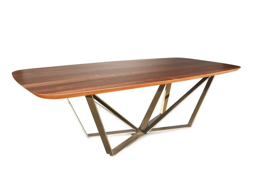 PAPILLON Rectangular wooden dining table
