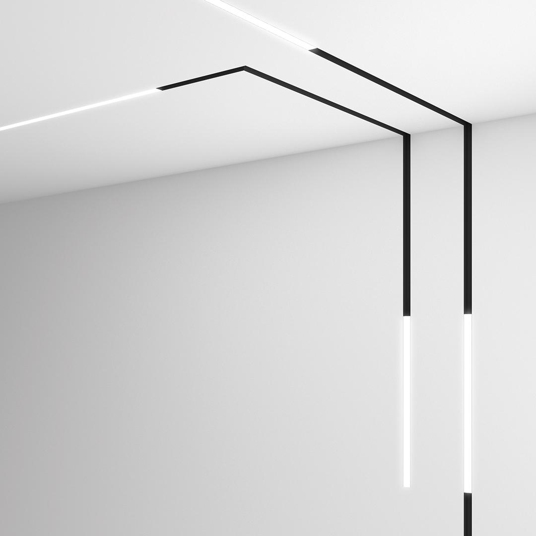 LINE 48V 550 Aluminium linear lighting profile for LED modules