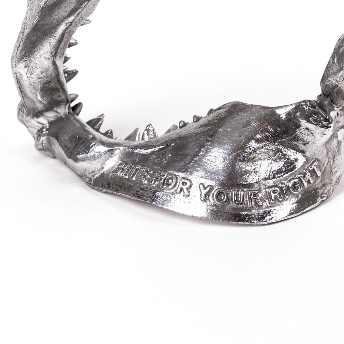 SHARK JAW Aluminium decorative object