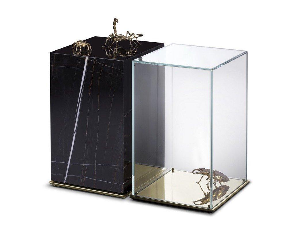 METAMORPHOSIS Rectangular high side table for living room
