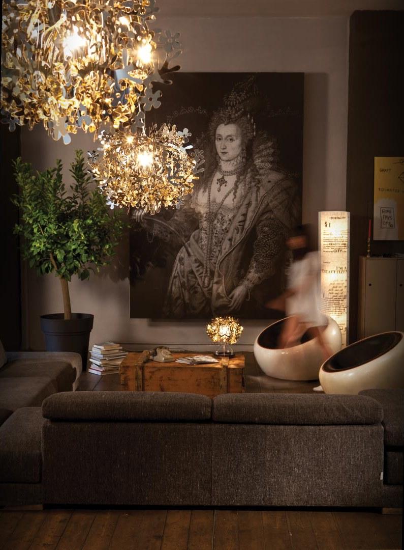 FIORELLA MINI GOLD Goldflex® pendant lamp