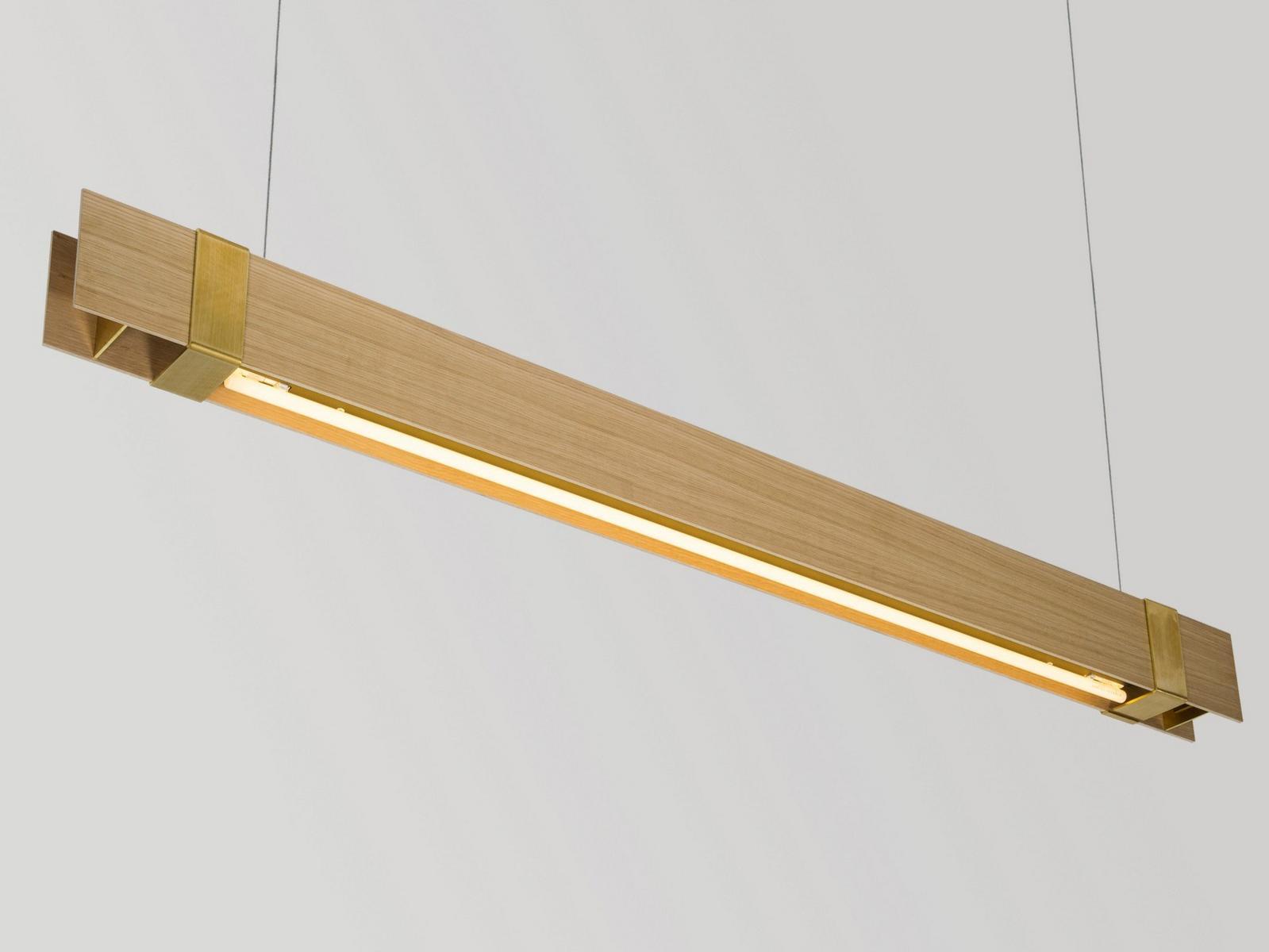 MR BEAM LED wood and aluminium pendant lamp