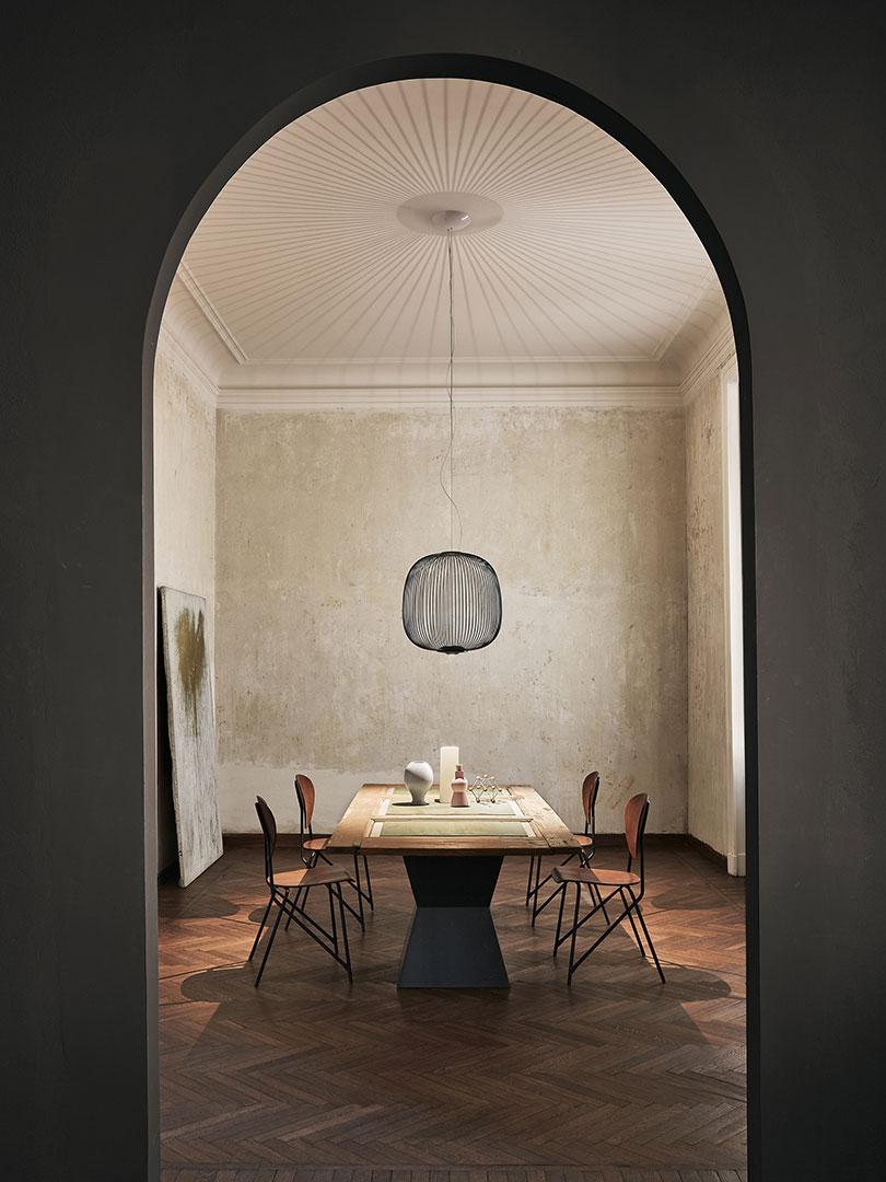 SPOKES Metal pendant lamp