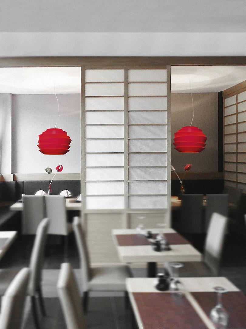 LE SOLEIL Acrylic pendant lamp