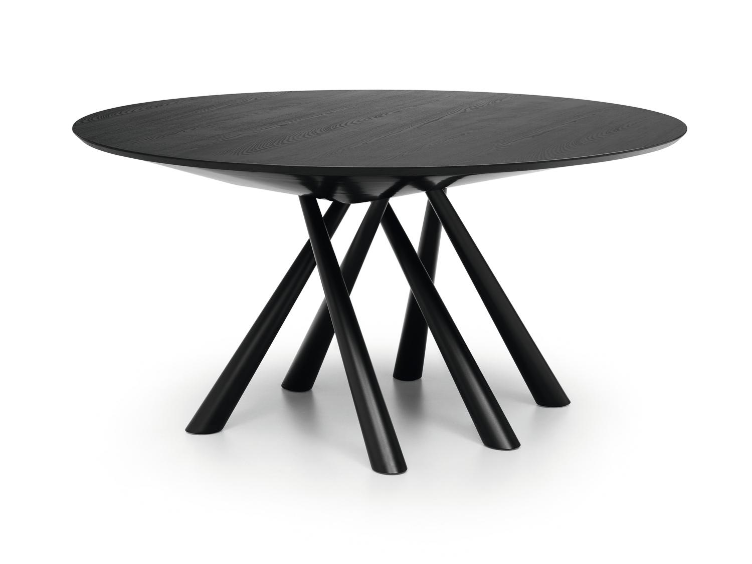 FOREST Round wood veneer table
