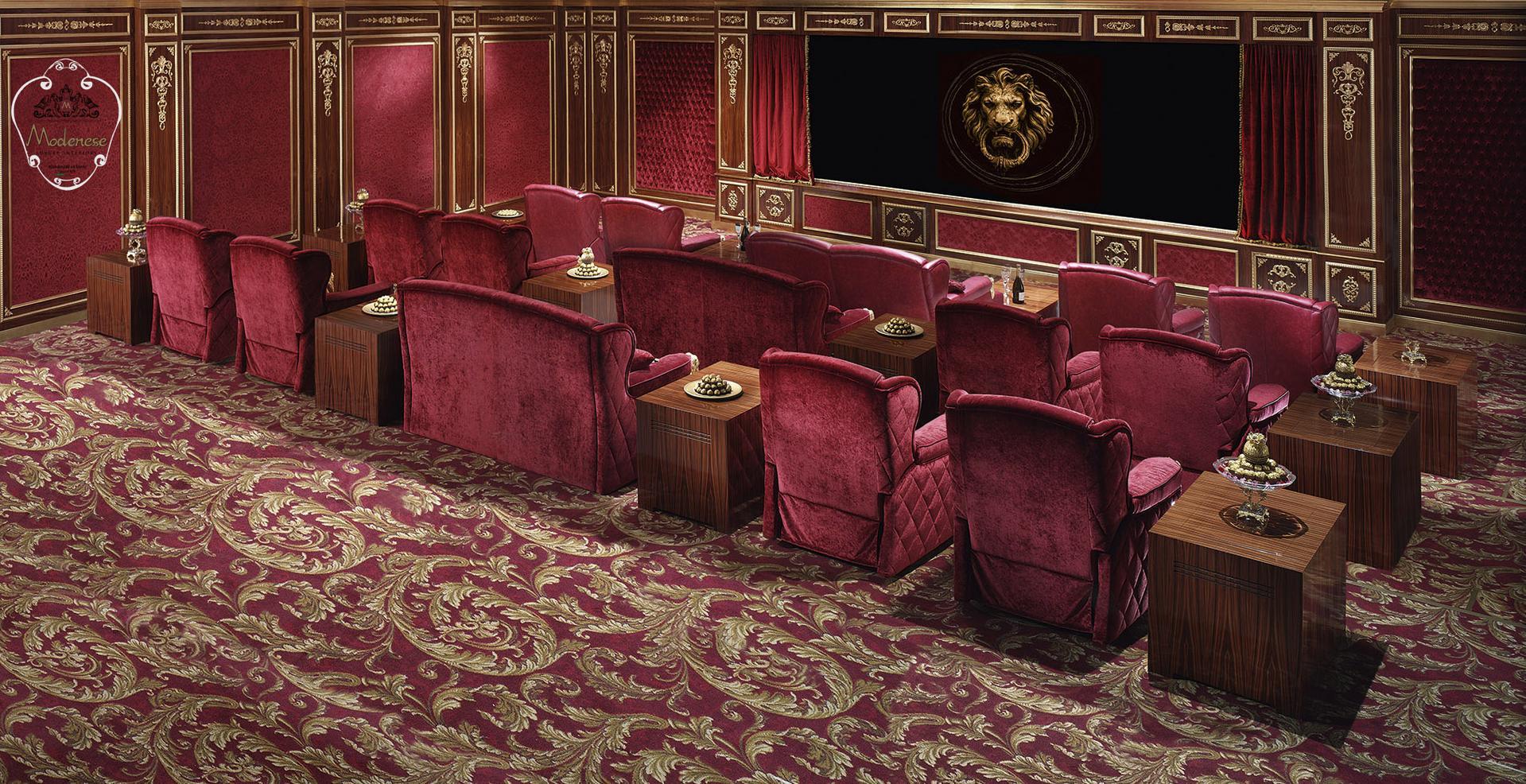 14430 Relaxing leather armchair with armrests