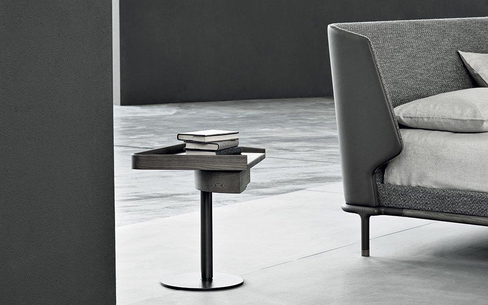 LIV Solid wood and metal coffee table / bedside table