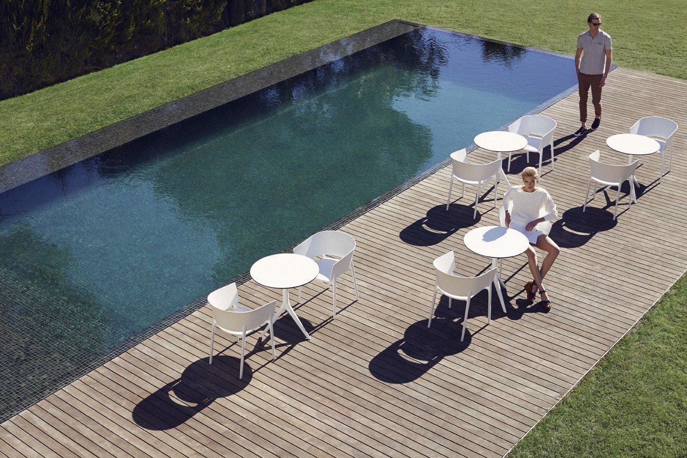 AFRICA Garden chair with armrests