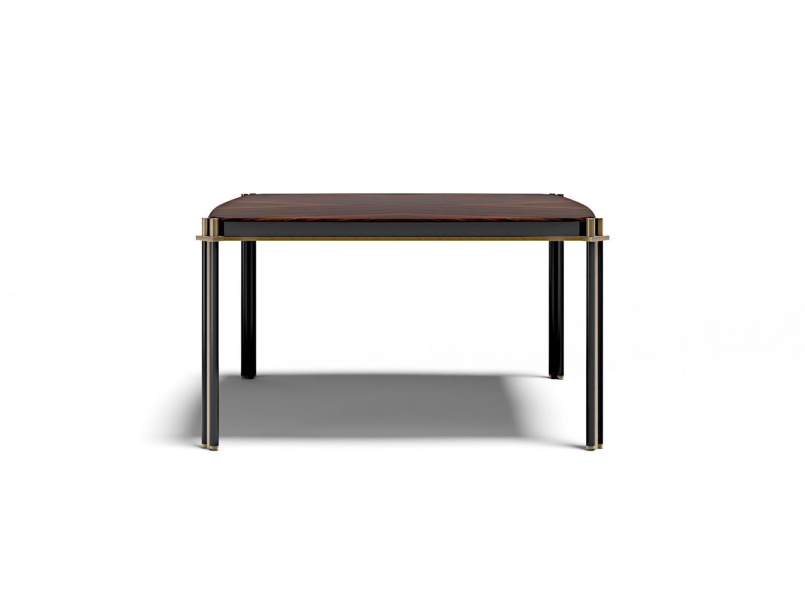 TUDOR Q Square wooden living room table